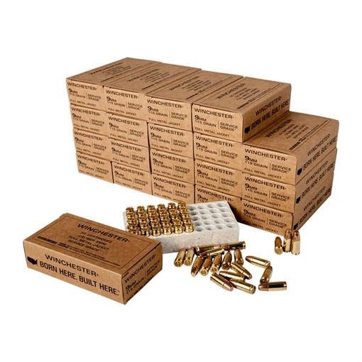 Picture of SERVICE GRADE 9MM LUGER HANDGUN AMMO 105000736 -