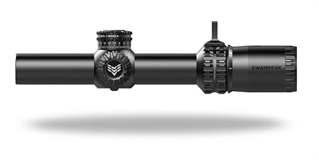 Picture of Swampfox Arrowhead LPVO Series Rifle Scope 1-10x24 30mm SFP Green IR MIL Black ARH11024-GL