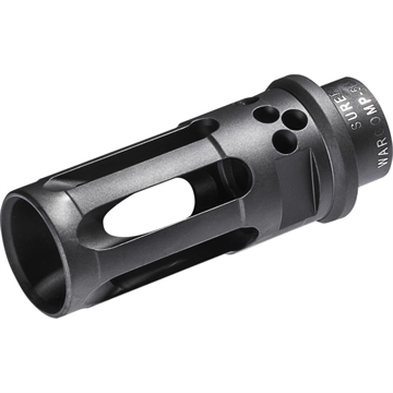 Picture of Surefire WARCOMP, Flash Hider/Suppressor Adapter, Flash Hider, 1/2 x 28 RH, Black, AR Rifles, 5.56MM WARCOMP-556-CTN-1/2-28 WARCOMP556CTN1228