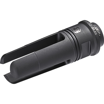 Picture of SureFire SOCOM 3-Prong Flash Hider Black DLC Stainless Steel with 5/8"-24 tpi Threads & 2.60" OAL for 7.62mm AR-10 SF3P7625824
