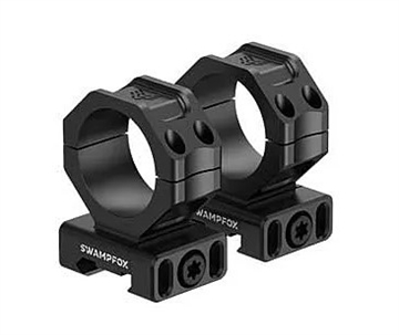 Picture of Swampfox Optics FREEDOM RINGS II 30MM (1.1'') 0 MOA BLACK MRF30-S2