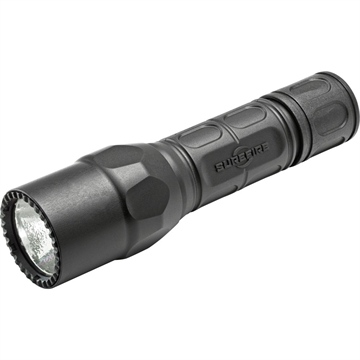 Picture of Surefire G2X Pro Flashlight, Dual-Output LED, 15/600 Lumens, Dual-output Tailcap Click Switch, 2x CR123 Batteries, Black G2X-D-BK