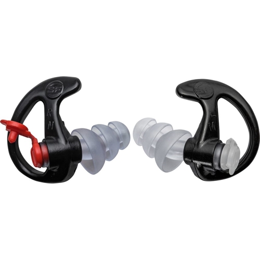 Picture of SureFire EP4BKMPR EP4 Sonic Defenders Plus Polymer 24 dB Flanged Black Medium Adult 1 Pair EP4BKMPR EP4-BK-MPR