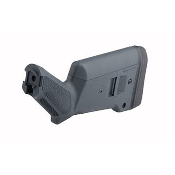 Picture of Magpul MAG490-GRY SGA Shotgun Stock Fixed Stealth Gray Synthetic for Mossberg 500, 590, 590A1 12 GA MAG490GRY