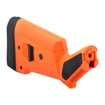 Picture of Magpul MAG490-ORG SGA Shotgun Stock Orange Synthetic for Mossberg 500, 590, 590A1 Ambidextrous Hand MAG490ORG