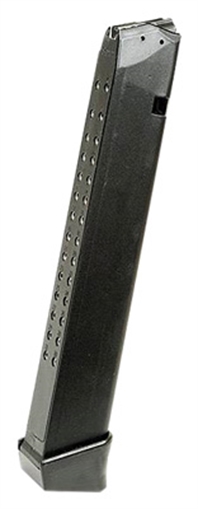 Picture of SGM Tactical Magazine, 9MM, 33 Rounds, Fits Glock 17, Polymer, Black SGMT9G33R
