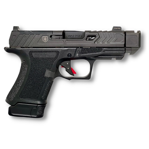 Picture of Shadow Systems CR920P War Poet Handgun 9mm Luger 10rd Magazines (2) 3.75 Barrel Black War Poet Slide Engraving with Night Sights SS-4283