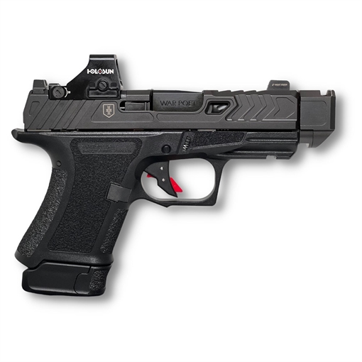 Picture of Shadow Systems CR920P War Poet Handgun 9mm Luger 10rd Magazines(2) 3.75" Fluted Black Barrel Holosun 507K SS-4283-H