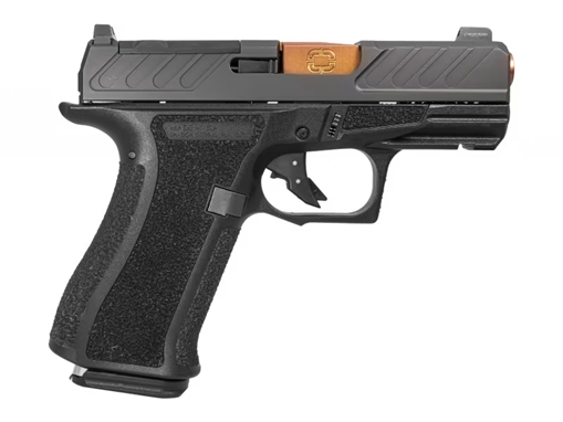Picture of Shadow Systems CR920X Foundation, Striker Fired, Semi-Automatic, Polymer Frame Pistol, Sub-Compact, 9MM, 3.4" Bronze Barrel, Foundation Slide, Stainless Steel Guide Rod, Optics Ready, Nitride Finish, Black, Trigger Safety, White Dot Front Sight, 15 Rounds, Includes Optics Kit SS-5305