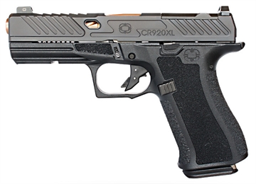 Picture of SHADOW SYSTEMS SYSTEMS CR920XL 9MM 4.18IN BRONZE BARREL BLACK FRAME OR BLACK FRAME 10RD GREEN TRIT 1D    SS-5055