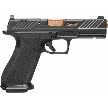 Picture of Shadow Systems DR920 Elite Slide Optic Handgun 9mm Luger 10rd Magazines (2) 4.5" Bronze Barrel Black SS-2039