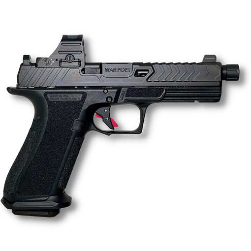 Picture of Shadow Systems DR920 WAR Poet Handgun 9mm Luger 10rd Magazines(2) 5" Fluted Threaded Barrel w/Holosun 507C SS-2080-H