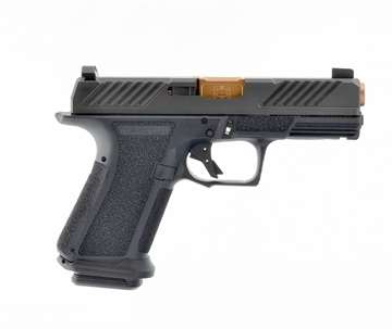 Picture of SHADOW SYSTEMS MR920 COMBAT SLD DTAIL DLC HGA 9MM 4IN SPIRAL UNTHRD BRONZE BBL BLK FRAME 2/10RD MAGS SS-1029