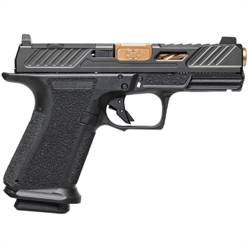 Picture of SHADOW SYSTEMS SYSTEMS MR920 ELITE SAU 9MM 4IN SPIRAL BRNZ BARREL 10RD BLACK OR GRN TRIT SIGHT MA SS-1085-B SS-1085-B
