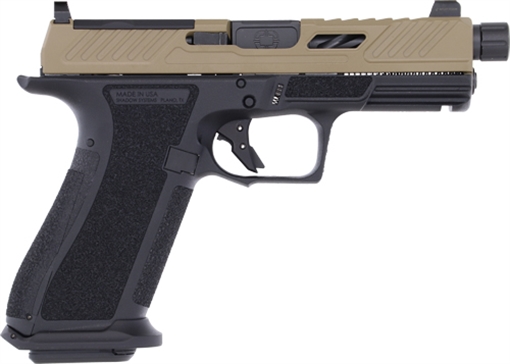 Picture of SHADOW SYSTEMS SYSTEMS XR920 ELITE 9MM OPTIC CUT THREADED COYOTE/BLK SS-3810-SM25