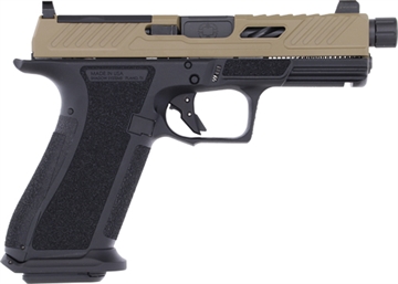 Picture of SHADOW SYSTEMS SYSTEMS XR920 ELITE 9MM OPTIC CUT THREADED COYOTE/BLK SS-3810-SM25