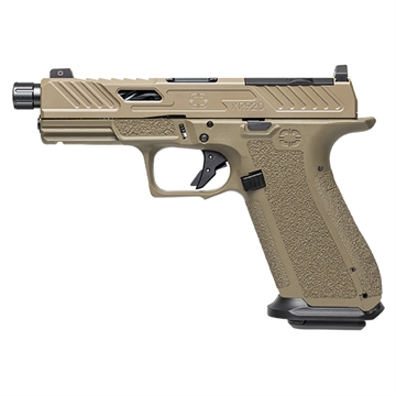 Picture of Shadow Systems Shadow Systems XR920 Elite Slide Optic Pistol 9mm FDE Frame 5.5 in. Threaded Barrel Black 17 rd SS-3022 SS3022
