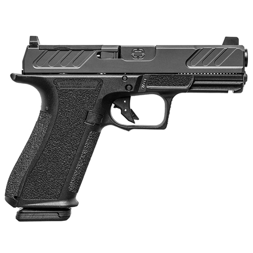 Picture of Shadow Systems XR920, Foundation, Striker Fired, Semi-automatic Pistol, Full Size, 4" Barrel, Polymer Frame, Nitride Finish, Black, Steel Sights, Optics Ready Slide, 17 Rounds, 2 Magazines, Includes (3) Backstraps and Optics Kit SS-3306 SS3306