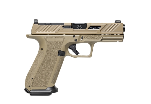 Picture of SHADOW SYSTEMS SYSTEMS XR920 9MM FLAT DARK EARTH FRAME ELITE SLIDE OPTIC FLAT DARK EARTH SPIRAL UNTHREADED BARREL BLACK STAINLESS STEEL ROD GRN TRIT 1D 10RD CA COMPLIANT SS-3052-CA