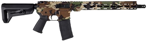 Picture of Shark Coast Tactical "M81 Woodland" Rifle 5.56mm 30rd Magazine 16" Barrel 15" MLOK Handguard 300-257-1000-54