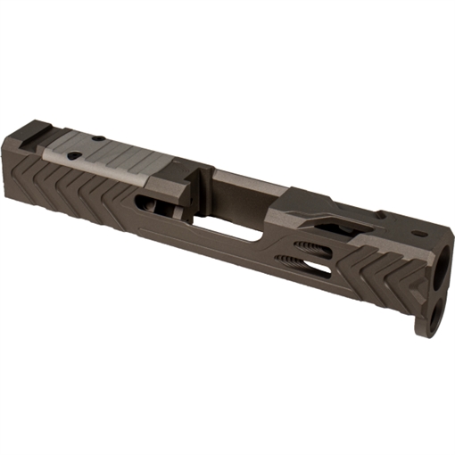 Picture of SHARK COAST GHOST GLOCK 43X SLIDE TUNGSTEN SHIELD RMSC OPTIC CUT SCT100005030003