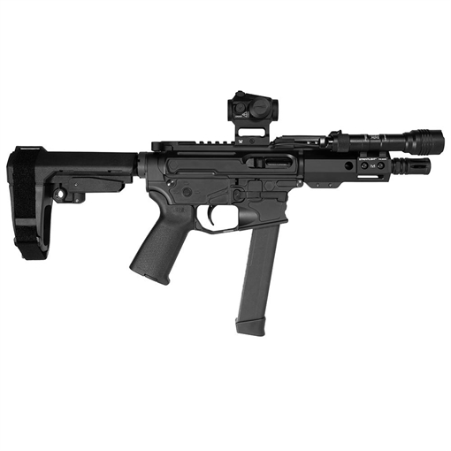 Picture of Shark Coast "Midnight" Pistol Bundle 9mm Luger 33rd Glock Style Magazine 5'' Threaded Barrel Vortex Red Dot/Streamight Protac MNPCC00672