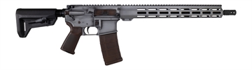 Picture of Shark Coast Tactical 300-169-1000-04 Pillager  5.56 NATO 30+1 16" Black Nitride Threaded Barrel, Aluminum Receiver w/Picatinny Rail, M-LOK Handguard, Magpul Collapsible Black Polymer Stock, Brown Magp