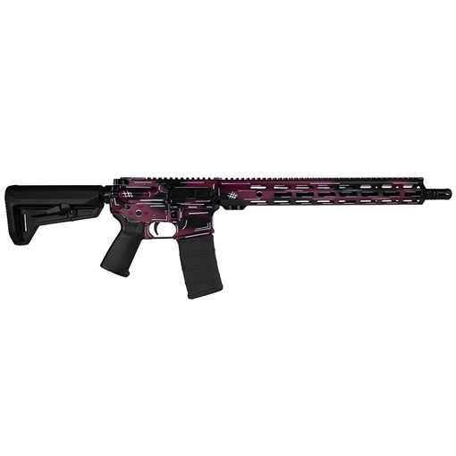 Picture of Shark Coast Tactical "Anime- Black Cherry" Rifle 5.56mm 10rd Magazine 16" Barrel 15" MLOK Handguard California Compliant SCC02119ABKCHCC 810188102539