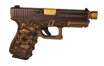 Picture of SHARK COAST TACTICAL GEN3 GL19 9/11 COMMEMORATIVE PSTL GLD BBL G19G3-911