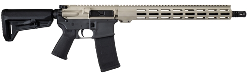 Picture of Shark Coast Tactical 300-055-1000-20 Badger 5.56 NATO 30+1 16" Black Nitride Threaded Barrel, Gray & Tan Cerakote Picatinny Rail Aluminum Receiver, Magpul SL-K Black Polymer Stock, Black Polymer Grip 300-055-1000-20 300-055-1001-20
