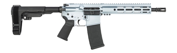 Picture of Shark Coast Tactical SCC07114AGC-P Arctic Gun Candy  5.56 NATO 30+1 10.50" Black Nitride Threaded Barrel, Aluminum Receiver w/Picatinny Rail, M-LOK Handguard, SB Tactical SBA3 Brace, Polymer Grip