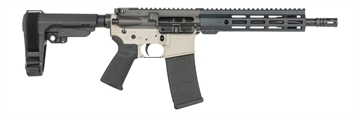 Picture of Shark Coast Tactical SCC07213MAX-P Maxim  5.56 NATO 30+1 10.50" Black Nitride Threaded Barrel, Aluminum Receiver w/Picatinny Rail, M-LOK Handguard, Polymer SB Tactical SBA3 Brace, Polymer Grip