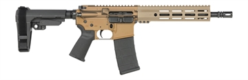 Picture of Shark Coast Tactical SCC07282SCAR-P Scarbog  5.56 NATO 30+1 10.50" Black Nitride Threaded Barrel, Aluminum Receiver w/Picatinny Rail, M-LOK Handguard, Polymer SB Tactical SBA3 Brace, Polymer Grip