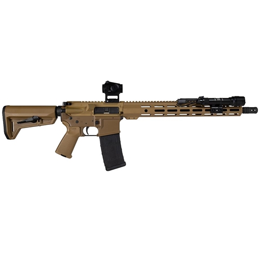 Picture of Shark Coast Tactical "Sunrise" AR-15 Rifle 5.56mm 30rd Magazine 16" Barrel 15" Handguard Vortex Crossfire & Streamlight Protac Carry Bag 300-100-1000-02