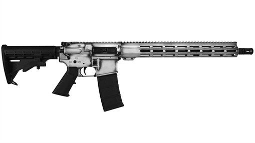 Picture of SHARK COAST TACTICAL WHITE DISTRESSED RIA 5.56 NATO 16 IN BBL OR A2 FH MOE SL STK CUST CERAKOTE / LA 300-045-1000-11