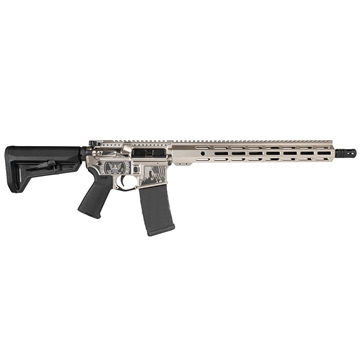Picture of Shark Coast "Trump Fight" AR Rifle 5.56mm 30rd Magazine 16?? Barrel Magpul Stock and Grip Custom Champagne Finish ARTF 300241100024