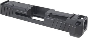 Picture of Sharps Bros. 365X Improved Stripped Slide, For Sig P365/P365X, Optic Cut Compatible With Shield RMS-C, Integrated Compensator, Nitride Finish, Black SB365-IMP