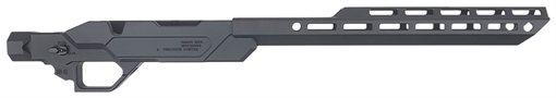Picture of Sharps Bros. Heatseeker Chassis, Fits Ruger Precision Rimfire, Cerakote Finish, Black, Aluminum Construction, M-LOK Compatible Forend SBC08