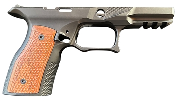 Picture of Sharps Bros Echelon Grip Module Black Anodized 7075 Aluminum Frame Cherry Grip SBGM16