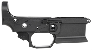 Picture of Sharps Bros. SBLR08, Gen 2 Livewire - Forged, Semi-automatic, Stripped Lower Receiver, Multi Cal, Black Finish, Ambidextrous Bolt Release, CNC Machined from a custom 7075 Aluminum forging SBLR08-F SBLR08F
