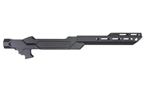 Picture of Sharps Bros. Heatseeker Chassis, Fits Ruger 10/22, Cerakote Finish, Black, Aluminum Construction, M-LOK Compatible Forend SBC07