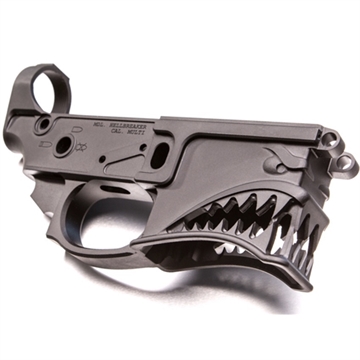 Picture of Sharps Bros Hellbreaker Stripped Lower Multi-Caliber Black Anodized Finish 7075-T6 Aluminum Material Compatible w/Mil-Spec AR-15 Internal Parts SBLR01