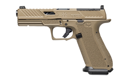 Picture of Shadow Systems DR920 Elite Slide Optic Pistol 9mm FDE Frame 4.5 in. SS-2024