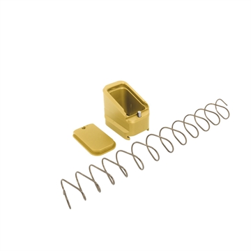 Picture of SHIELD ARMS MAG EXTENSION +5/4 GOLD FITS CZ P10C/P07 MAGS CZ-P10C-ME-5-GLD