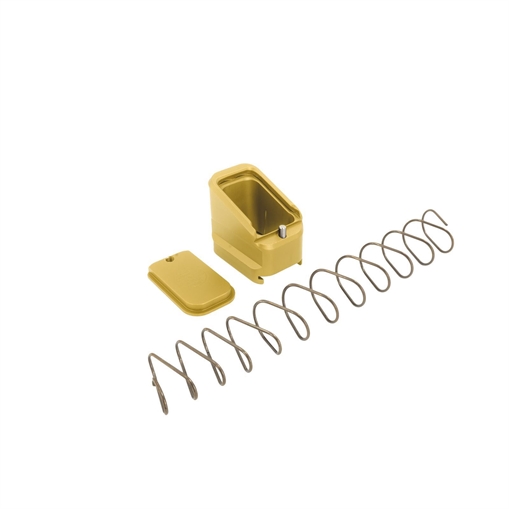 Picture of SHIELD ARMS MAG EXTENSION +5/4 GOLD FITS CZ P10S MAGS CZP10S-ME-5-GLD