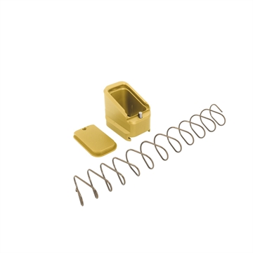 Picture of SHIELD ARMS MAG EXTENSION +5/4 GOLD FITS CZ P10S MAGS CZP10S-ME-5-GLD