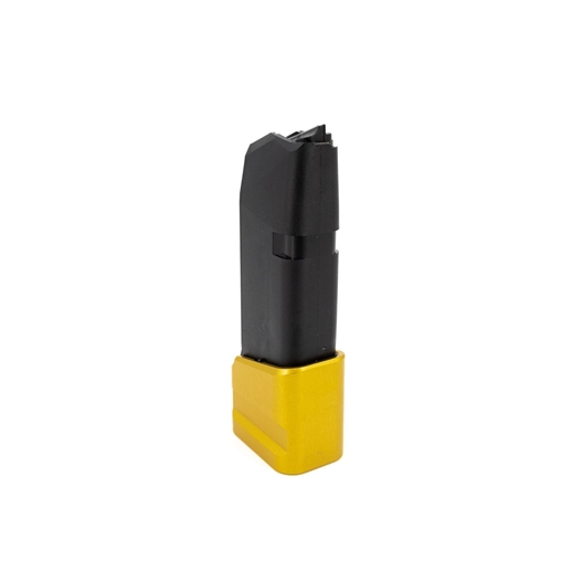 Picture of SHIELD ARMS MAG EXTENSION +5/4 GOLD FITS GLOCK 26/27 MAGS G26-ME-5-GLD
