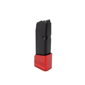 Picture of SHIELD ARMS MAG EXTENSION +5/4 RED FITS GLOCK 26/27 MAGS G26-ME-5-RED