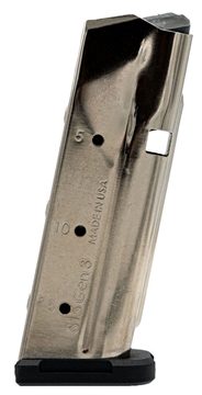 Picture of Shield Arms Magazine, S15 Gen 3, 9MM, 15 Rounds, Nickel Finish, Silver, Fits Glock 43X/48 SA-S15-N-GEN3 SAS15NGEN3