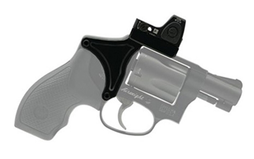 Picture of Shield Arms Revolver Optic Conversion (R.O.C.), Fits S&W 442/642/432/43C/351C, RMRcc Footprint, Aluminum Construction, Anodized Finish, Black, Includes Mounting Hardware SA-ROC-442-RMR